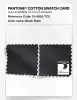 Product image 4 of the product “PANTONE® COTTON SWATCH CARD 19-4206 TCX Black Robe ”