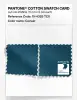 Product image 4 of the product “PANTONE® COTTON SWATCH CARD 19-4329 TCX Corsair ”