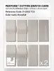Product image 5 of the product “PANTONE® COTTON SWATCH CARD 11-0002 TCX Snowfall ”