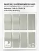 Product image 5 of the product “PANTONE® COTTON SWATCH CARD 11-0304 TCX Water Lily ”