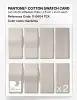 Product image 5 of the product “PANTONE® COTTON SWATCH CARD 11-0604 TCX Gardenia ”