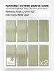 Product image 5 of the product “PANTONE® COTTON SWATCH CARD 12-0315 TCX White Jade ”