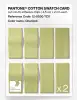 Product image 5 of the product “PANTONE® COTTON SWATCH CARD 12-0530 TCX Charlock ”