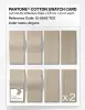 Product image 5 of the product “PANTONE® COTTON SWATCH CARD 12-0605 TCX Angora ”