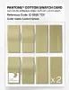 Product image 5 of the product “PANTONE® COTTON SWATCH CARD 12-0626 TCX Lemon Grass ”