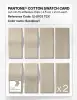 Product image 5 of the product “PANTONE® COTTON SWATCH CARD 12-0703 TCX Seedpearl ”