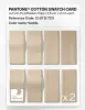 Product image 5 of the product “PANTONE® COTTON SWATCH CARD 12-0712 TCX Vanilla ”