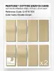 Product image 5 of the product “PANTONE® COTTON SWATCH CARD 12-0715 TCX Double Cream ”