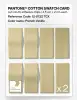 Product image 5 of the product “PANTONE® COTTON SWATCH CARD 12-0722 TCX French Vanilla ”
