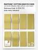 Product image 5 of the product “PANTONE® COTTON SWATCH CARD 12-0735 TCX Yellowtail ”