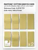 Product image 5 of the product “PANTONE® COTTON SWATCH CARD 12-0738 TCX Yellow Cream ”