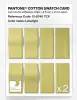Product image 5 of the product “PANTONE® COTTON SWATCH CARD 12-0740 TCX Limelight ”