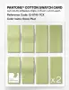 Product image 5 of the product “PANTONE® COTTON SWATCH CARD 12-0745 TCX Snow Pear ”