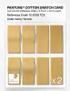 Product image 5 of the product “PANTONE® COTTON SWATCH CARD 12-0758 TCX Yarrow ”
