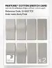 Product image 5 of the product “PANTONE® COTTON SWATCH CARD 12-4001 TCX Early Frost ”