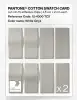Product image 5 of the product “PANTONE® COTTON SWATCH CARD 12-4300 TCX White Onyx ”