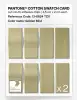 Product image 5 of the product “PANTONE® COTTON SWATCH CARD 13-0624 TCX Golden Mist ”
