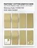 Product image 5 of the product “PANTONE® COTTON SWATCH CARD 13-0720 TCX Custard ”