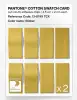 Product image 5 of the product “PANTONE® COTTON SWATCH CARD 13-0749 TCX Slicker ”
