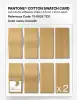 Product image 5 of the product “PANTONE® COTTON SWATCH CARD 13-0932 TCX Cornsilk ”
