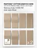 Product image 5 of the product “PANTONE® COTTON SWATCH CARD 13-1016 TCX Wheat ”