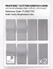 Product image 5 of the product “PANTONE® COTTON SWATCH CARD 13-3905 TCX Diaphanous Lilac ”