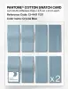 Product image 5 of the product “PANTONE® COTTON SWATCH CARD 13-4411 TCX Crystal Blue ”