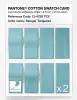 Product image 5 of the product “PANTONE® COTTON SWATCH CARD 13-4720 TCX Tanager Turquoise ”