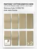 Product image 5 of the product “PANTONE® COTTON SWATCH CARD 14-0925 TCX Parsnip ”