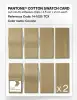 Product image 5 of the product “PANTONE® COTTON SWATCH CARD 14-1025 TCX Cocoon ”