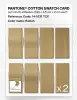 Product image 5 of the product “PANTONE® COTTON SWATCH CARD 14-1031 TCX Rattan ”