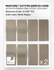 Product image 5 of the product “PANTONE® COTTON SWATCH CARD 15-1307 TCX White Pepper ”
