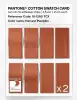 Product image 5 of the product “PANTONE® COTTON SWATCH CARD 16-1260 TCX Harvest Pumpkin ”