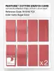 Product image 5 of the product “PANTONE® COTTON SWATCH CARD 16-1640 TCX Sugar Coral ”
