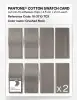 Product image 5 of the product “PANTONE® COTTON SWATCH CARD 16-3710 TCX Crushed Rock ”
