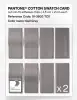 Product image 5 of the product “PANTONE® COTTON SWATCH CARD 16-3803 TCX Gull Gray ”