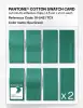 Product image 5 of the product “PANTONE® COTTON SWATCH CARD 16-5421 TCX Sea Green ”