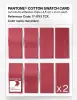Product image 5 of the product “PANTONE® COTTON SWATCH CARD 17-1753 TCX Geranium ”