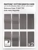 Product image 5 of the product “PANTONE® COTTON SWATCH CARD 17-2501 TCX Magnetite ”