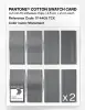 Product image 5 of the product “PANTONE® COTTON SWATCH CARD 17-4405 TCX Monument ”