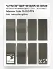 Product image 5 of the product “PANTONE® COTTON SWATCH CARD 18-0515 TCX Dusty Olive ”