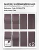 Product image 5 of the product “PANTONE® COTTON SWATCH CARD 18-1405 TCX Flint ”