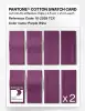 Product image 5 of the product “PANTONE® COTTON SWATCH CARD 18-2929 TCX Purple Wine ”