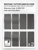 Product image 5 of the product “PANTONE® COTTON SWATCH CARD 18-4012 TCX Gray Maze ”