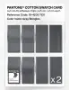Product image 5 of the product “PANTONE® COTTON SWATCH CARD 18-4205 TCX Gray Shingles ”