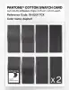 Product image 5 of the product “PANTONE® COTTON SWATCH CARD 19-0201 TCX Asphalt ”