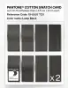 Product image 5 of the product “PANTONE® COTTON SWATCH CARD 19-0507 TCX Lamp Black ”