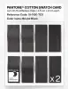 Product image 5 of the product “PANTONE® COTTON SWATCH CARD 19-1100 TCX Bristol Black ”