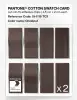 Product image 5 of the product “PANTONE® COTTON SWATCH CARD 19-1118 TCX Chestnut ”