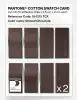 Product image 5 of the product “PANTONE® COTTON SWATCH CARD 19-1215 TCX Shaved Chocolate ”